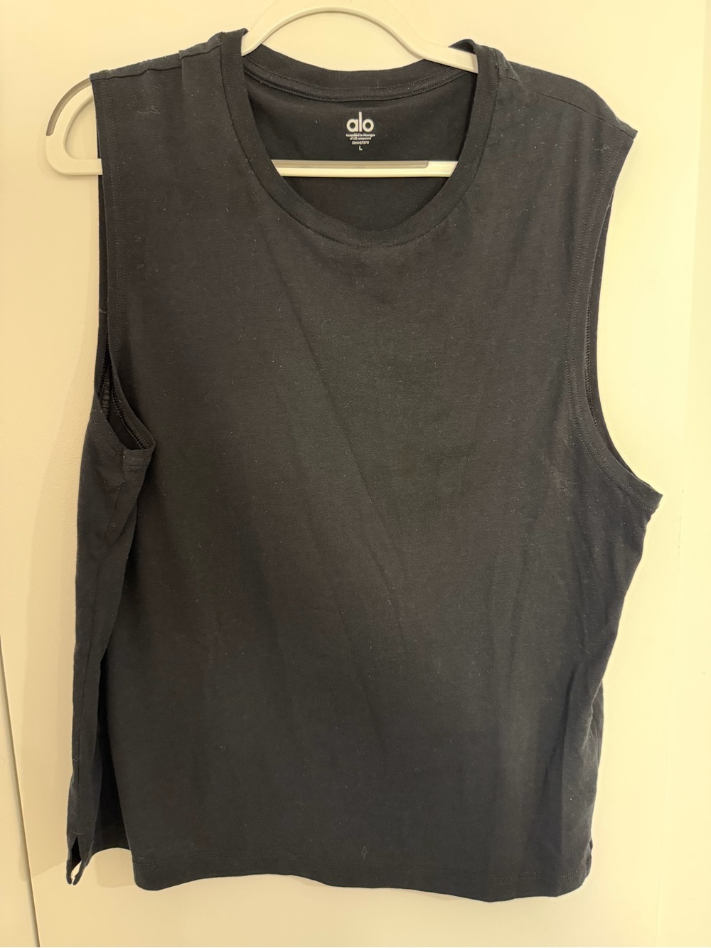 ALO Yoga Men’s Black Sleeveless Muscle Tank Top